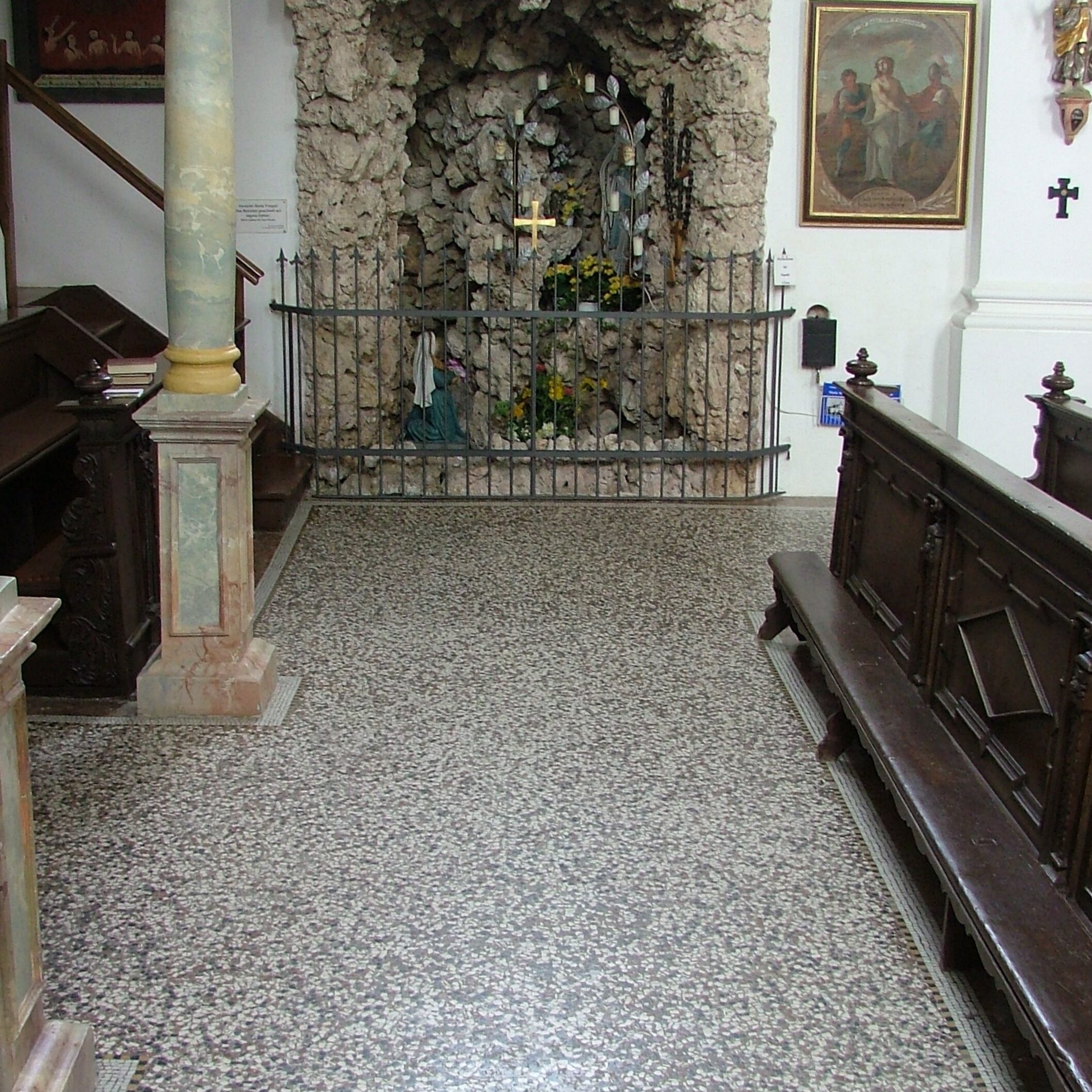 A Uniform Terrazzo Floor In A German Church. Terrazzo flooring is not just for Italians!